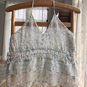 H&M Floral Halter Top Size US8